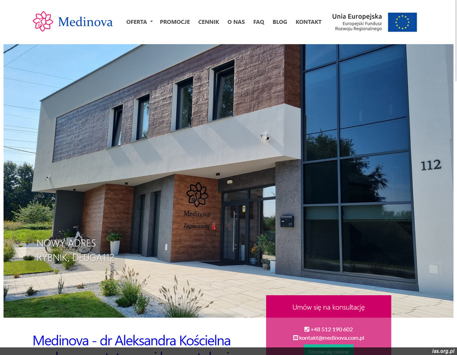 Klinika Medinova Medycyna Estetyczna dr Aleksandra Kościelna